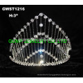 Grand tiara de strass